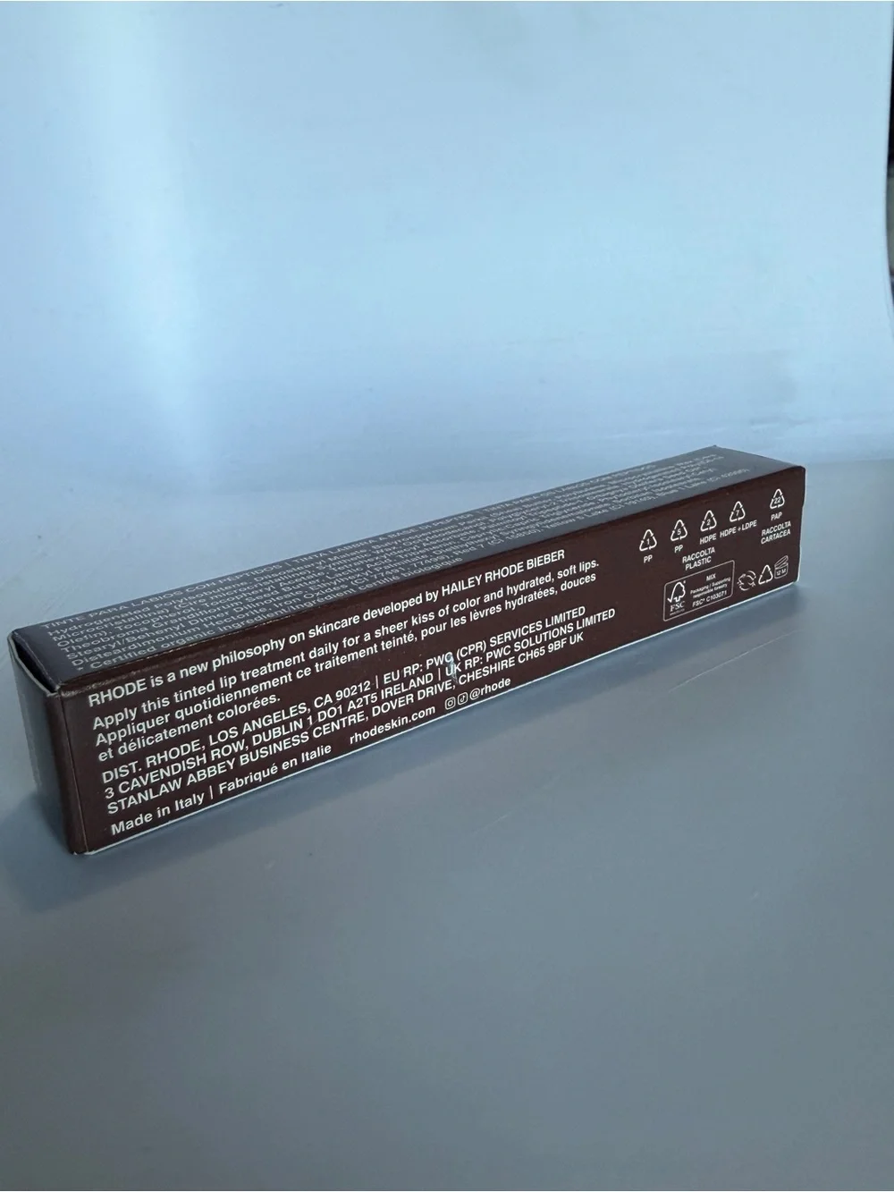 RHODE Peptide Lip Tint in ESPRESSO- Brand New in box!